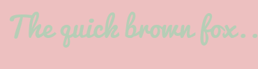Image with Font Color B6CEB6 and Background Color EDC0C0